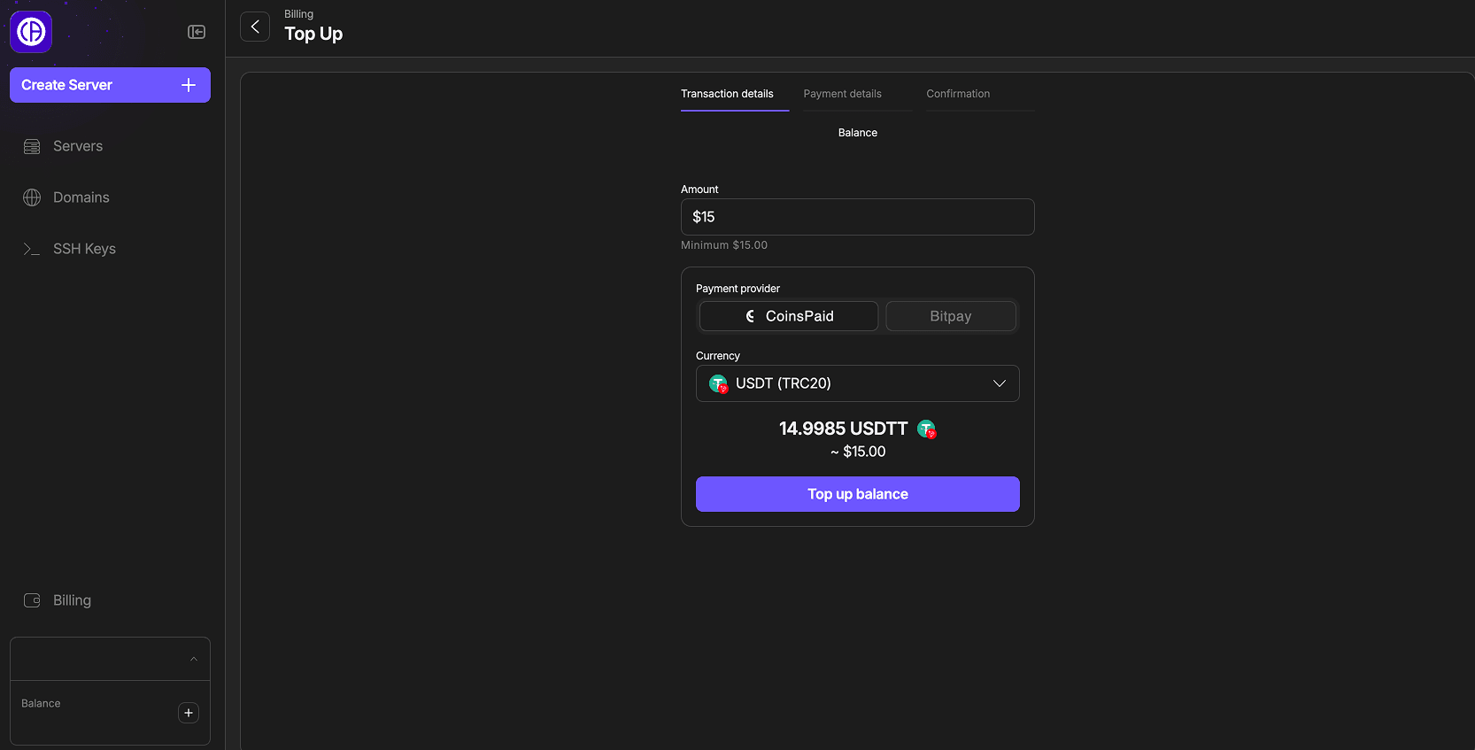 Buy a Windows VPS with USDT TRC20 | CrypAdvise